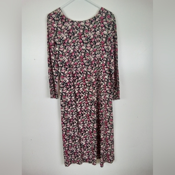 E.D. Michaels by Melanie Drucker | Vintage 1980’s Floral Cottage Maxi Dress- 3/4 - Picture 3 of 7